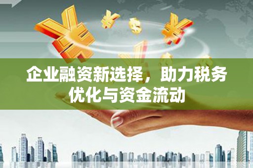 鹤庆企业融资新选择，助力税务优化与资金流动