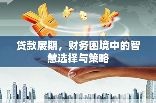 鹤庆贷款展期，财务困境中的智慧选择与策略