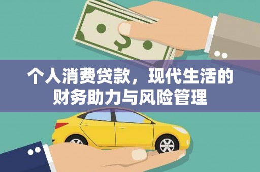 鹤庆个人消费贷款，现代生活的财务助力与风险管理