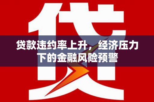 鹤庆贷款违约率上升，经济压力下的金融风险预警
