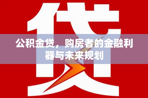 鹤庆公积金贷，购房者的金融利器与未来规划