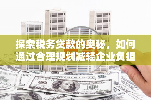 鹤庆探索税务贷款的奥秘，如何通过合理规划减轻企业负担