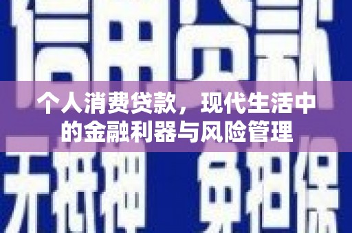 鹤庆个人消费贷款，现代生活中的金融利器与风险管理