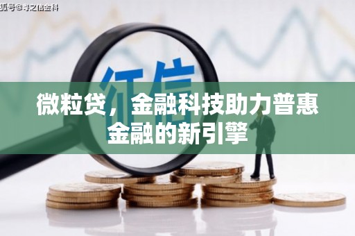 鹤庆微粒贷，金融科技助力普惠金融的新引擎