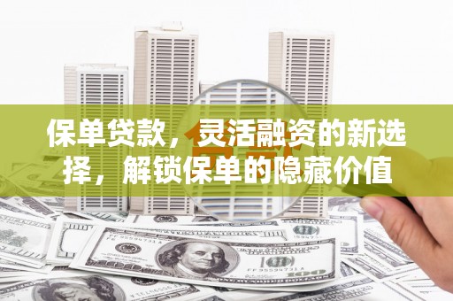 鹤庆保单贷款，灵活融资的新选择，解锁保单的隐藏价值
