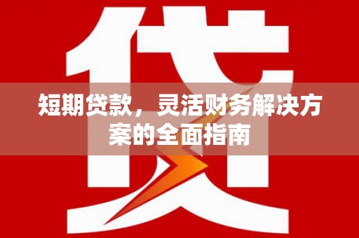 鹤庆短期贷款，灵活财务解决方案的全面指南