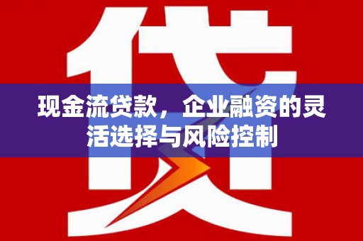 鹤庆现金流贷款，企业融资的灵活选择与风险控制