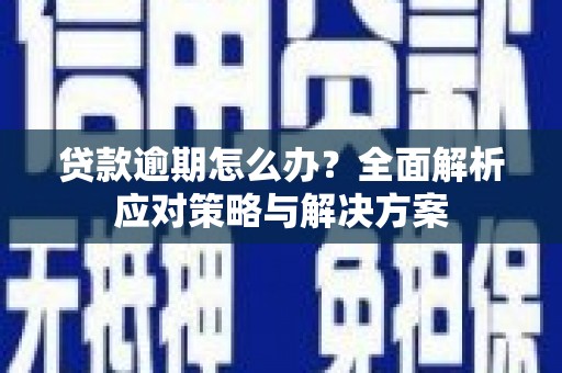 鹤庆贷款逾期怎么办？全面解析应对策略与解决方案