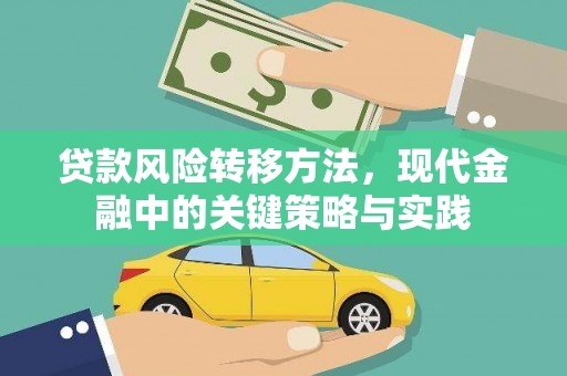 鹤庆贷款风险转移方法，现代金融中的关键策略与实践