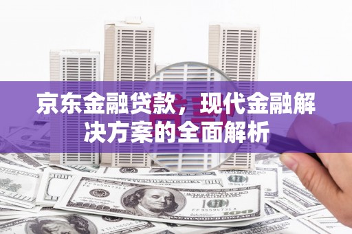鹤庆京东金融贷款，现代金融解决方案的全面解析