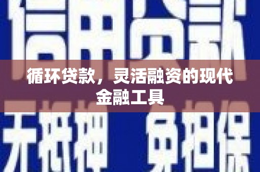 鹤庆循环贷款，灵活融资的现代金融工具