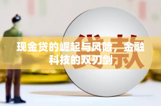 鹤庆现金贷的崛起与风险，金融科技的双刃剑