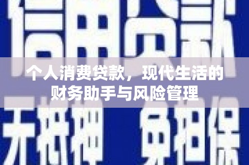 鹤庆个人消费贷款，现代生活的财务助手与风险管理