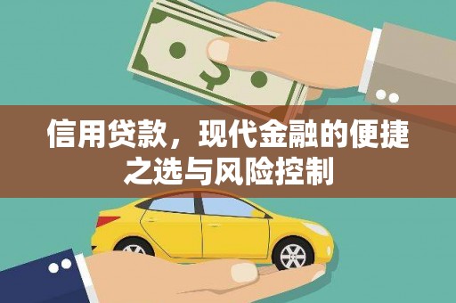 鹤庆信用贷款，现代金融的便捷之选与风险控制