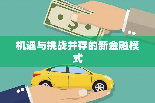 鹤庆机遇与挑战并存的新金融模式