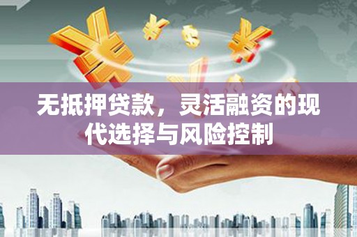 鹤庆无抵押贷款，灵活融资的现代选择与风险控制