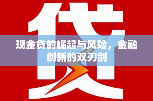 鹤庆现金贷的崛起与风险，金融创新的双刃剑
