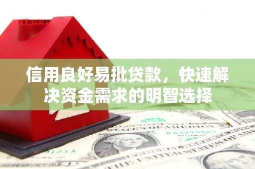 鹤庆信用良好易批贷款，快速解决资金需求的明智选择