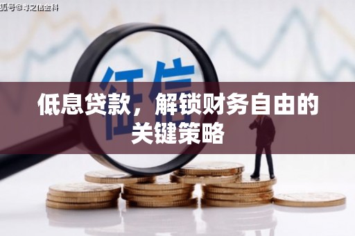 鹤庆低息贷款，解锁财务自由的关键策略