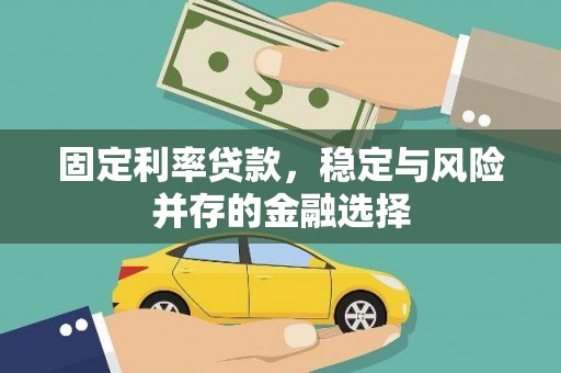 鹤庆固定利率贷款，稳定与风险并存的金融选择