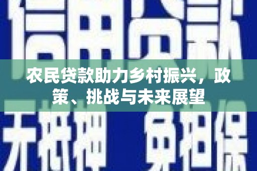 鹤庆农民贷款助力乡村振兴，政策、挑战与未来展望
