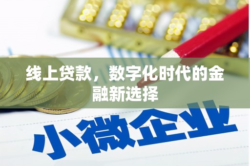 鹤庆线上贷款，数字化时代的金融新选择