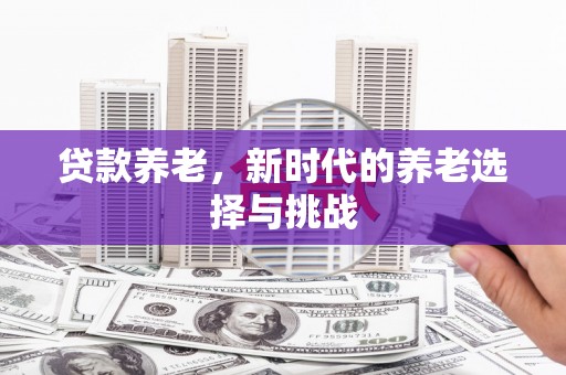 鹤庆贷款养老，新时代的养老选择与挑战