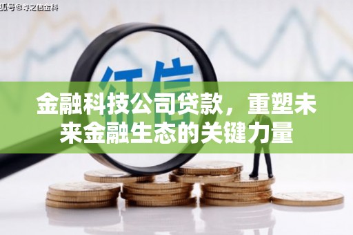 鹤庆金融科技公司贷款，重塑未来金融生态的关键力量