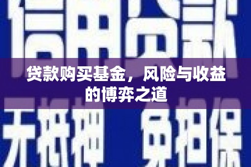 鹤庆贷款购买基金，风险与收益的博弈之道