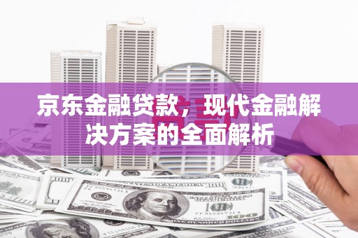 鹤庆京东金融贷款，现代金融解决方案的全面解析
