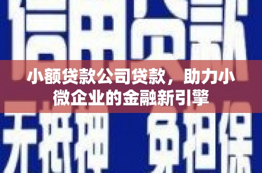 鹤庆小额贷款公司贷款，助力小微企业的金融新引擎