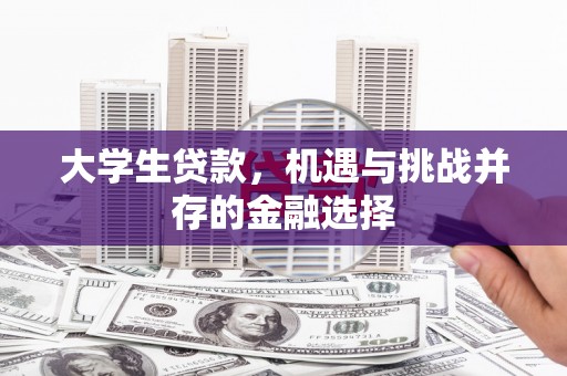 鹤庆大学生贷款，机遇与挑战并存的金融选择