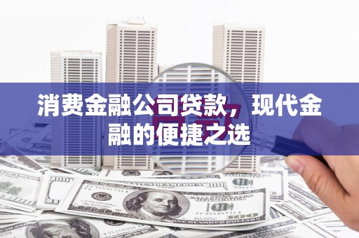 鹤庆消费金融公司贷款，现代金融的便捷之选