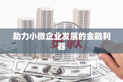鹤庆助力小微企业发展的金融利器