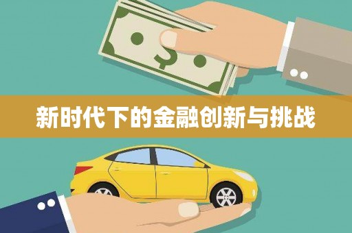 鹤庆新时代下的金融创新与挑战