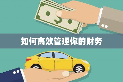 鹤庆如何高效管理你的财务